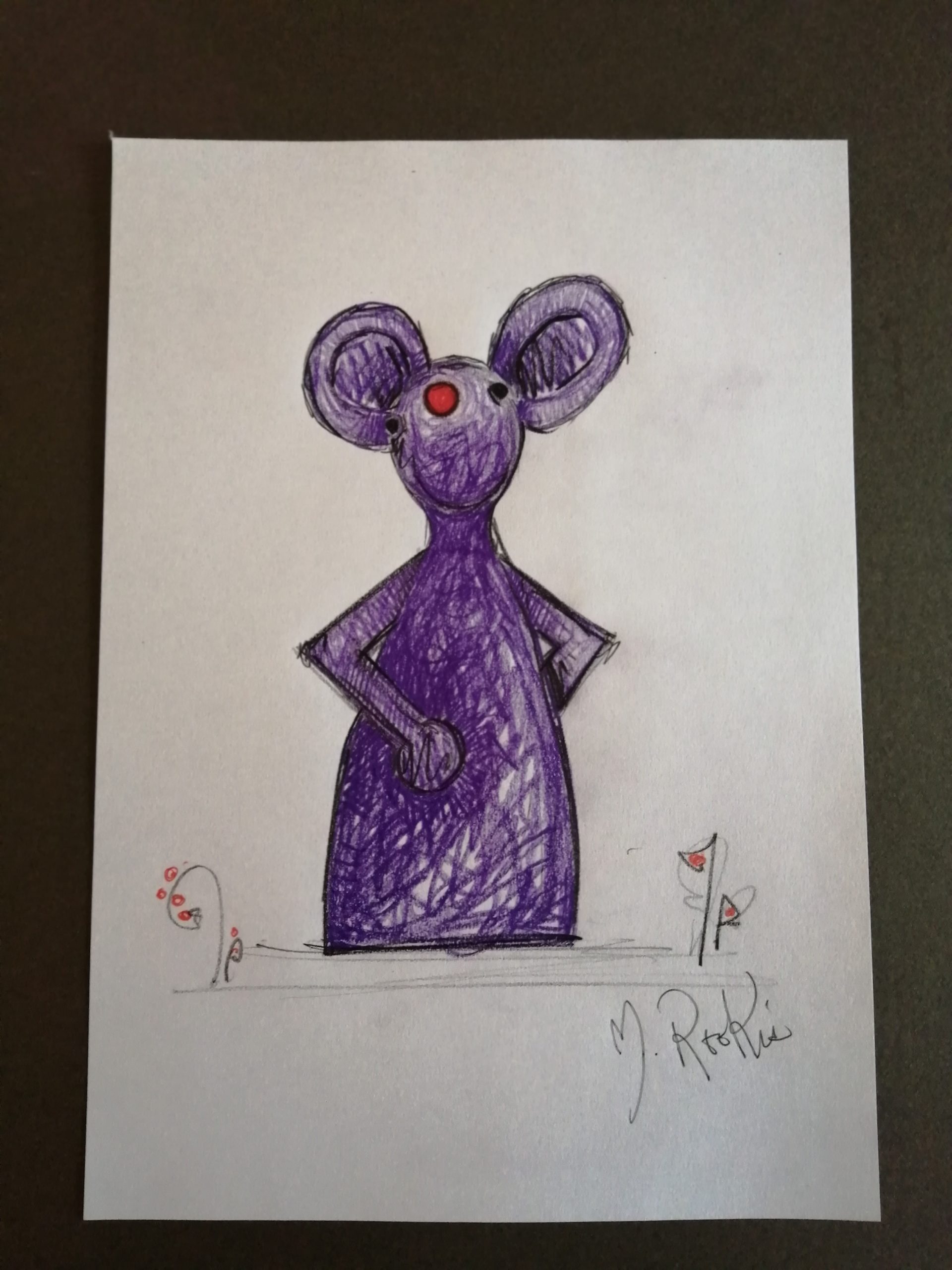 Sketch 'Purple Mouse 